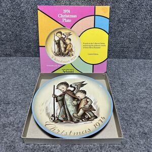 Schmid 1974 8" Christmas Collector Plate by Sister Berta Hummel in Original Box